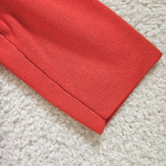 NWT! Premise Orange Short Sleeve Sweater - Picture 3 of 5